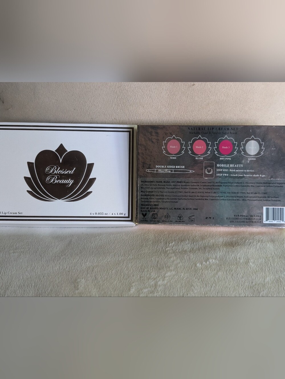 Blessed Beauty Natural Lip Cream Set